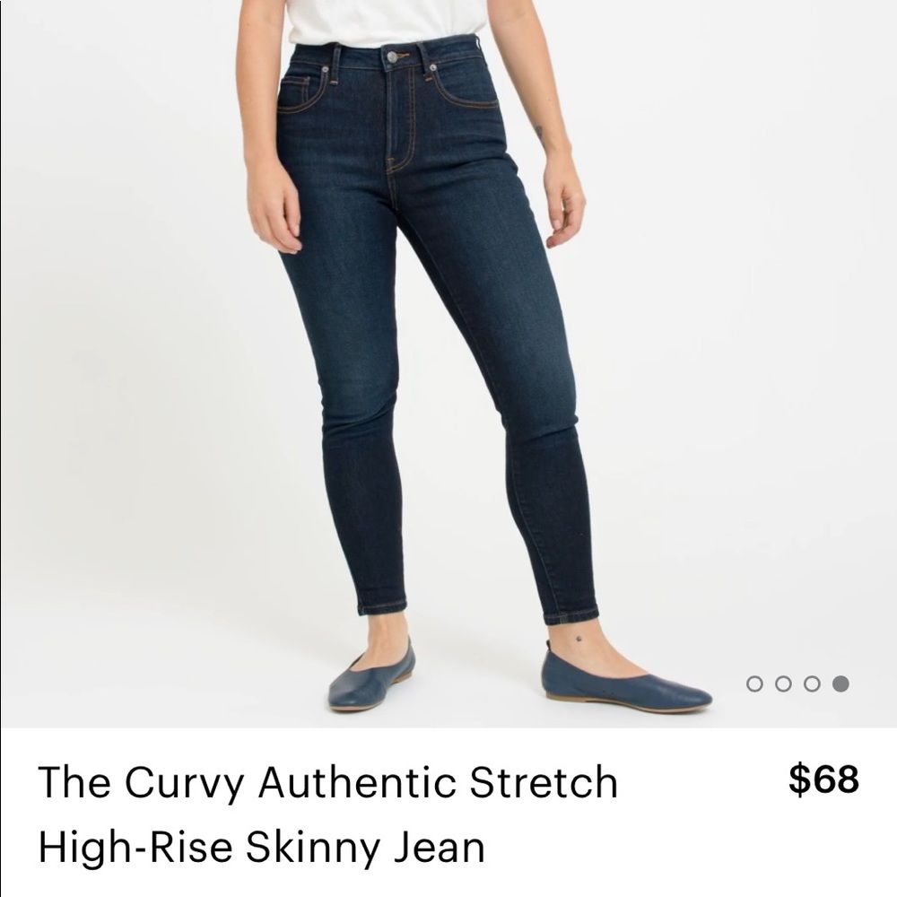 Everlane curvy high-rise skinny jean